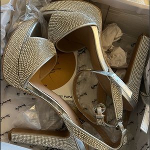 Rhinestone heels